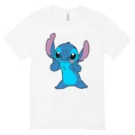Camisa Feminina Baby Look Stitch - Imagem 5