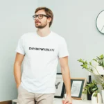 Camisa Emporio Armani Logo Writing - Imagem 13