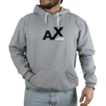 Blusa Moletom Armani Exchange Com Capuz Premium