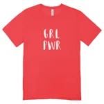 Camisa Feminina Baby Look Grl Pwr - Imagem 7