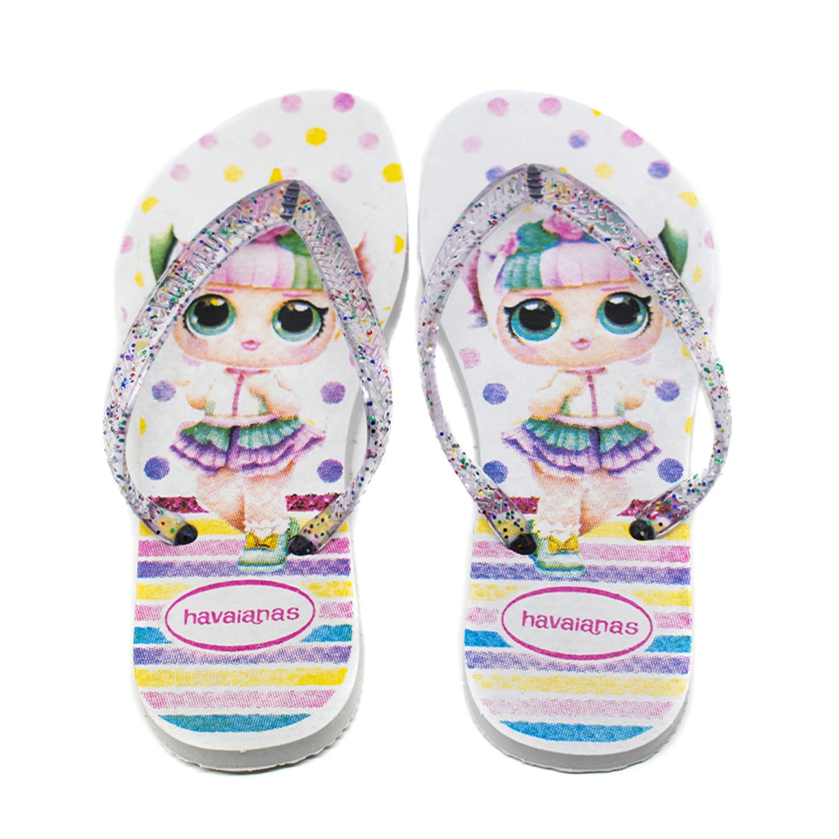 b32aea3f-2f30-529f-b1e3-7213518f9089.webp Chinelo Infantil Menina Havaianas LOL - Imagem 1