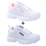 Kit 2 Tênis Fila Disruptor Unissex Conforto e Estilo - Imagem 6