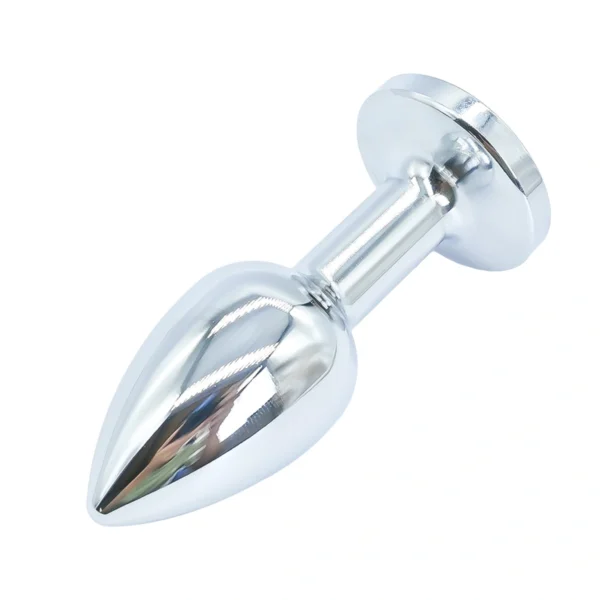 Plug anal luxo metal cônico polido a mão tamanho PP