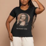 Camisa Feminina Baby Look Monday Lisa - Imagem 8