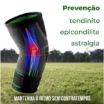 Cotoveleira Ortopédica Compressão Ajustável Academia Epicondlilite Fitness - Imagem 7