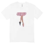 Camisa Feminina Baby Look Bailarina Tênis