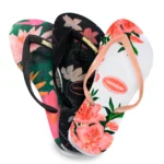 Kit 3 Chinelos Feminino Havaianas Flores - Imagem 2