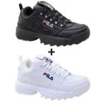 Kit 2 Tênis Fila Disruptor Unissex Conforto e Estilo - Imagem 2