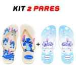 Kit 2 Chinelos Havaianas Feminino Stitch - Imagem 4