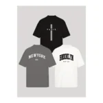 Kit 3 Camisetas Masculina Sortidas 100% Algodão Premium - Imagem 10