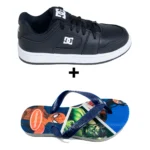 Kit Menino Tênis Infantil DC Shoes + Chinelo Infantil Havaianas Heróis - Imagem 2