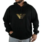 Blusa Moletom Empório Armani EA7 Com Capuz Premium - Imagem 7