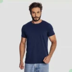 Camiseta Masculina Básica Lisa Algodão Premium Abuzze - Imagem 19