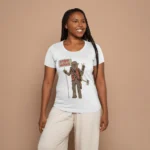 Camisa Feminina Baby Look Chew Peace - Imagem 2