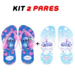 Kit 2 Chinelos Havaianas Feminino Stitch - Imagem 9
