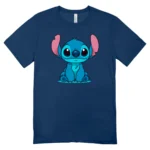 Camisa Feminina Baby Look Stitch Sitting - Imagem 9