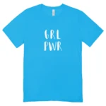 Camisa Feminina Baby Look Grl Pwr - Imagem 5