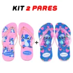 Kit 2 Chinelos Havaianas Feminino Stitch - Imagem 5