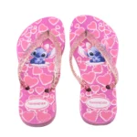 Chinelo Infantil Menina Havaianas Stitch - Imagem 13