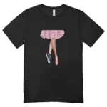 Camisa Feminina Baby Look Bailarina Tênis - Imagem 3