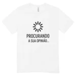 Camisa Feminina Baby Look Procurando a sua Opinião - Imagem 3