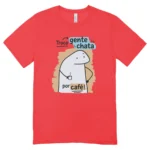 Camisa Feminina Baby Look Troco Gente Chata Por Cafe - Imagem 7