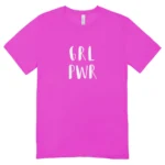 Camisa Feminina Baby Look Grl Pwr - Imagem 11