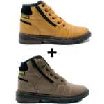 Kit 2 Bota Masculina Caterpillar Zíper - Imagem 12