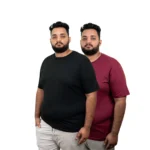 Kit 2 Camisas Plus Size Masculina Lisa Algodão Premium - Imagem 20