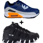 Kit 2 Tênis Infantil Botinha Oakley + Tênis Infantil Mini Max AIR Menino - Imagem 8