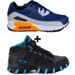 Kit 2 Tênis Infantil Botinha Oakley + Tênis Infantil Mini Max AIR Menino - Imagem 10