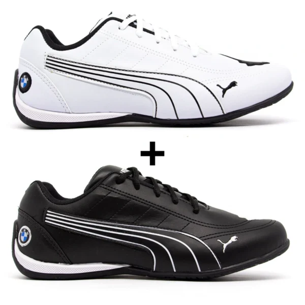 Kit 2 Tênis Masculino Puma Cat e BMW para Estilo e Conforto