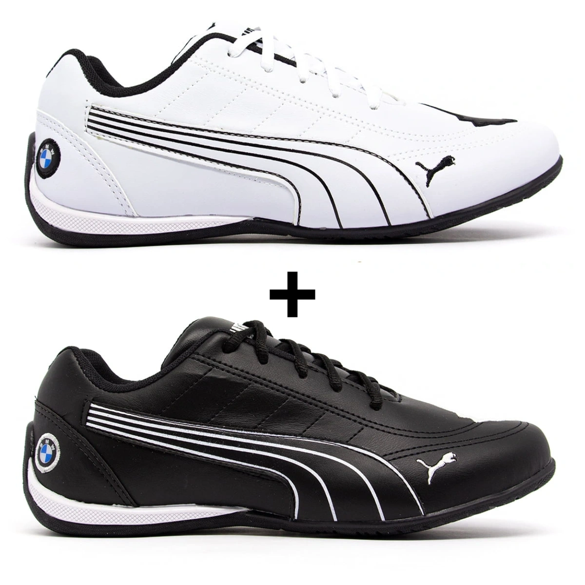 22084e4d-fbbd-5e8a-88e0-c9c18417d2e5.webp Kit 2 Tênis Masculino Puma Cat e BMW para Estilo e Conforto - Imagem 1