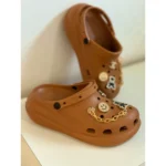 Sandália Feminina Plataforma Babuche EVA com Botons - Imagem 6