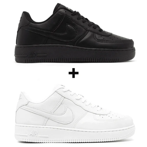 Kit 2 Tênis Nike Air Force 1 Masculino e Feminino ofertas