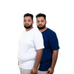 Kit 2 Camisas Plus Size Masculina Lisa Algodão Premium - Imagem 21