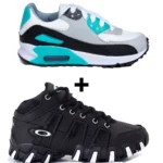 Kit 2 Tênis Infantil Botinha Oakley + Tênis Infantil Mini Max AIR Menino - Imagem 2