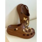 Sandália Feminina Plataforma Babuche EVA com Botons - Imagem 4