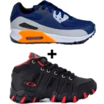 Kit 2 Tênis Infantil Botinha Oakley + Tênis Infantil Mini Max AIR Menino - Imagem 12