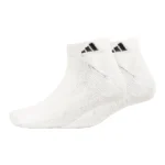 Kit 3 pares Meia Soquete Branca Marcas Sortidas - Imagem 2