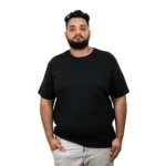 Kit 2 Camisas Plus Size Masculina Lisa Algodão Premium - Imagem 4