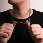 CORRENTE GROSSA AÇO 3 ELOS - Imagem 3