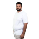 Camiseta Plus Size Masculina Lisa Algodão - Imagem 14