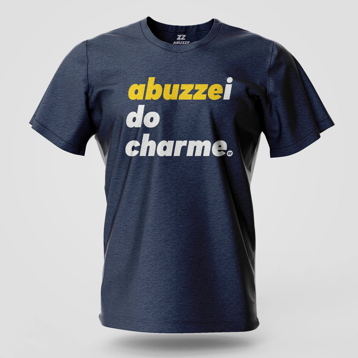 8b7a6218-36cc-55e9-bcd3-1202021ecfa3.webp Camiseta Masculina Abuzze Charme Amarelo Original - Imagem 1