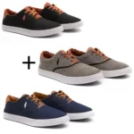 Kit 3 Sapatênis Polo Casual Masculino - Imagem 4