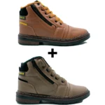 Kit 2 Bota Masculina Caterpillar Zíper - Imagem 8