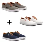 Kit 3 Sapatênis Polo Casual Masculino - Imagem 3