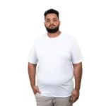 Kit 2 Camisas Plus Size Masculina Lisa Algodão Premium - Imagem 2