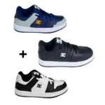 Kit 3 Tênis Infantil DC Shoes Skatista - Imagem 2