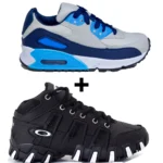 Kit 2 Tênis Infantil Botinha Oakley + Tênis Infantil Mini Max AIR Menino - Imagem 19